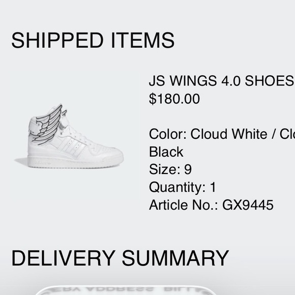 Adidas Jeremy Scott Wings 4.0 White High-Tops with Wings size 9 Mens - Picture 8 of 8